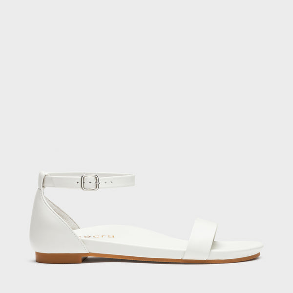 Poppy - White – Sécra Shoes